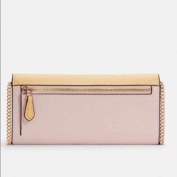 Coach Slim Envelope Wallet With Chain - Picture 13 of 13